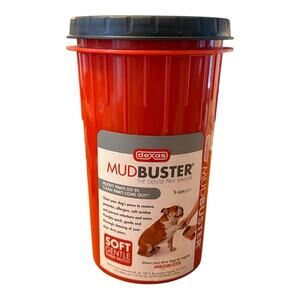 DEXAS MudBuster Gentle Paw Washer - Red - NEW